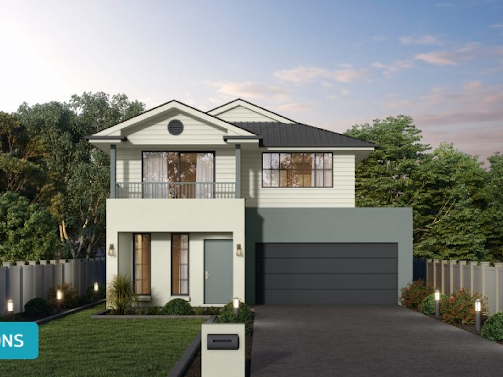 Coral 4 Bedroom Double Storey House